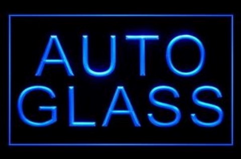 Auto Glass Parts Windshield Professional LED Neon Sign